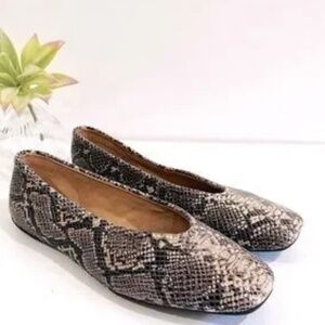 Corso Como Trishina Snakeskin Ballet Flat, Sz 9